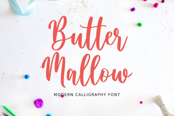 Butter Mallow Font Poster 1