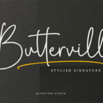 Buttervill Font Poster 1