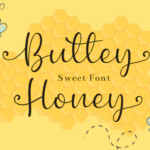 Buttey Honey Font Poster 1