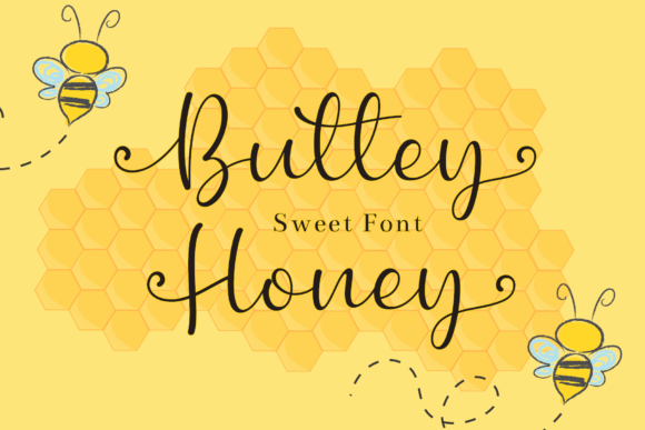 Buttey Honey Font Poster 1