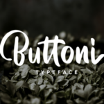 Buttoni Font Poster 1