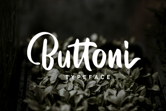 Buttoni Font Poster 1