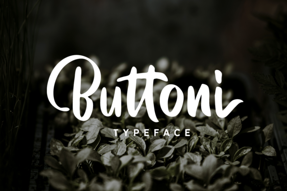 Buttoni Font Buttoni Font Poster 1