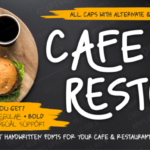 Caferesto Font Poster 1