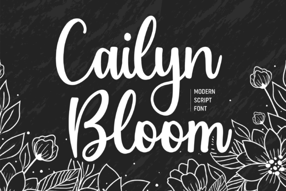 Cailyn Bloom Font Poster 1