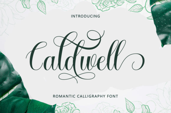 Caldwell Font Poster 1