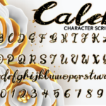 Caleb Font Poster 3