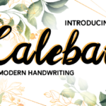 Caleban Font Poster 1