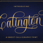Calington Font Poster 1