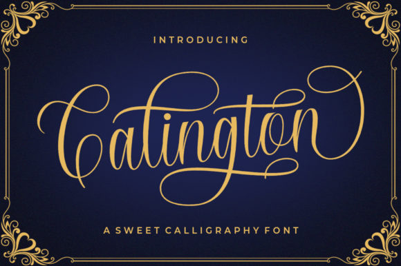 Calington Font Poster 1