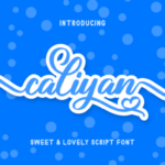 Caliyan Font Poster 1