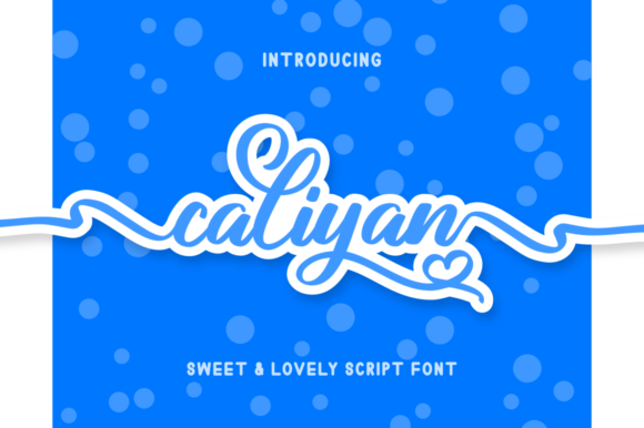 Caliyan Font Poster 1