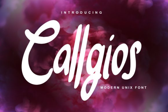 Callgios Font Poster 1