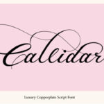 Callidar Font Poster 1