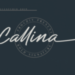 Callina Font Poster 1