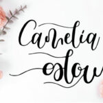 Camelia Glow Font Poster 1
