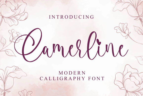 Camerline Font Poster 1
