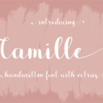 Camille Font Poster 1