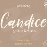 Candice Trio Font Poster 1