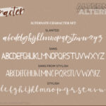 Candice Trio Font Poster 7