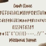 Candy Clause Font Poster 8