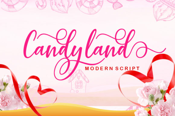 Candyland Font Poster 1