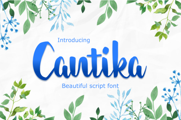 Cantika Font Poster 1