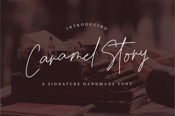 Caramel Story Font Poster 1