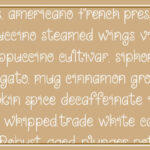 Caramel Swirl Font Poster 2
