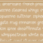 Caramel Swirl Font Poster 2