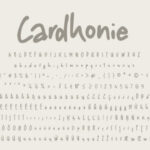 Cardhonie Font Poster 7