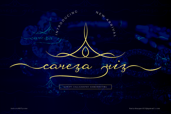 CarezaRiz Font CarezaRiz Font Poster 1
