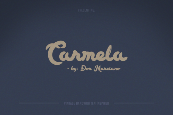 Carmela Font Poster 1