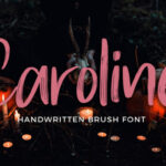 Caroline Font Poster 1