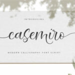 Casemiro Font Poster 1