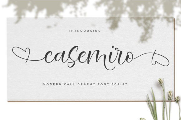 Casemiro Font Poster 1