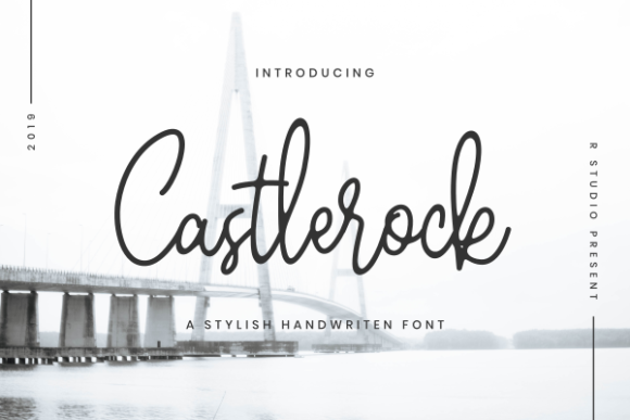Castlerock Font Poster 1