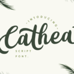 Cathea Font Poster 1