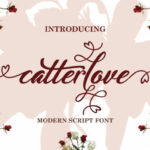 Catterlove Font Poster 1