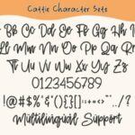 Cattie Font Poster 4