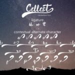 Cellest Font Poster 7