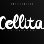 Cellita Font Poster 1