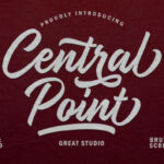 Central Point Font Poster 1