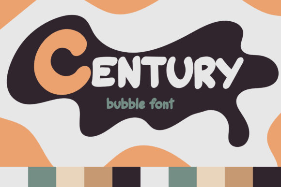 Century Bubble Font Poster 1
