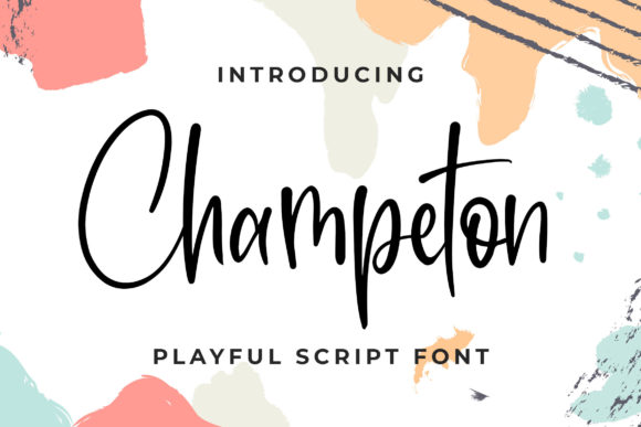 Champeton Font Poster 1