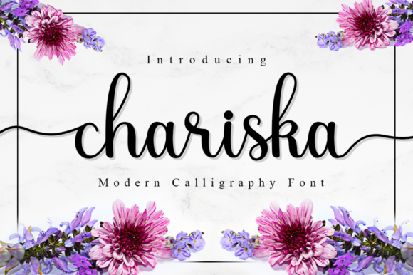 Chariska Font Poster 1