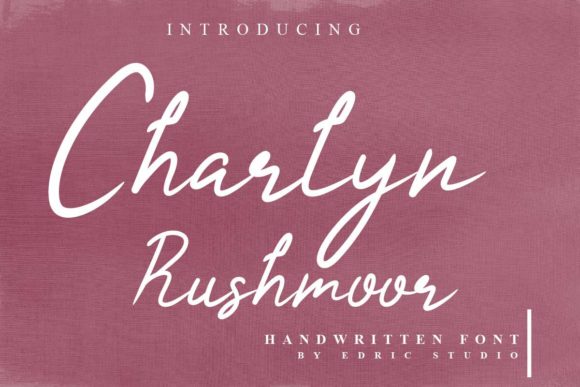 Charlyn Rushmoor Font Poster 1