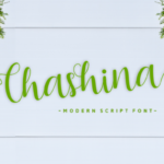 Chashina Font Poster 1