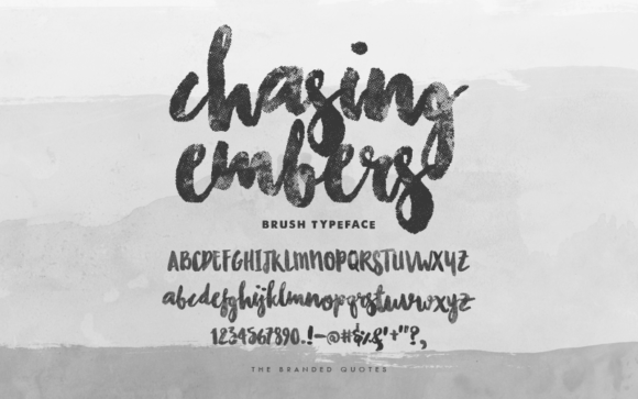 Chasing Embers Font