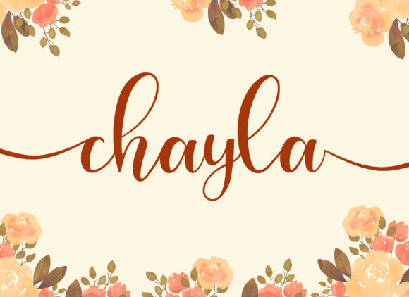 Chayla Font Poster 1